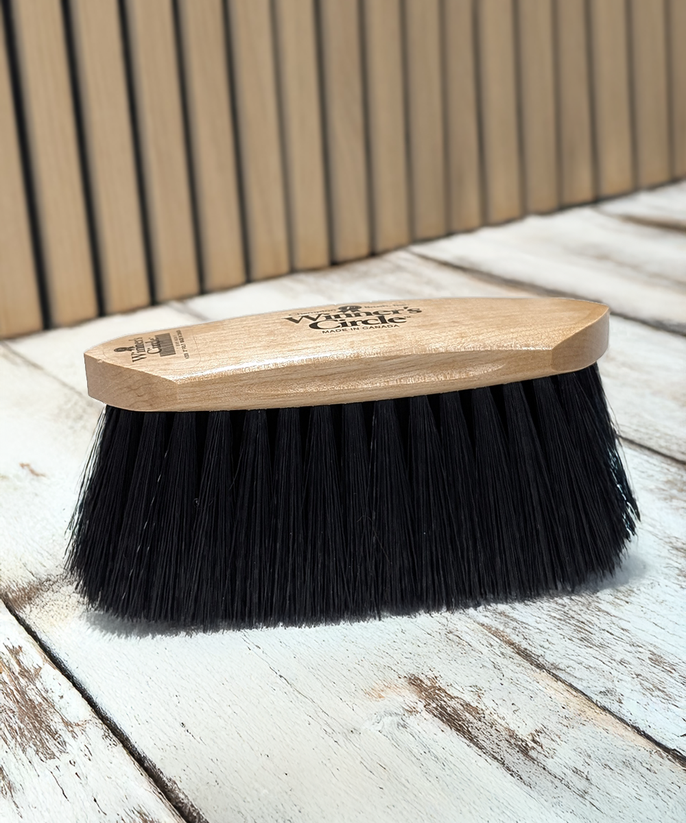 8 ¼'' Champion Brush Winner’s Circle® Flick Brush – Polypropylene - Black