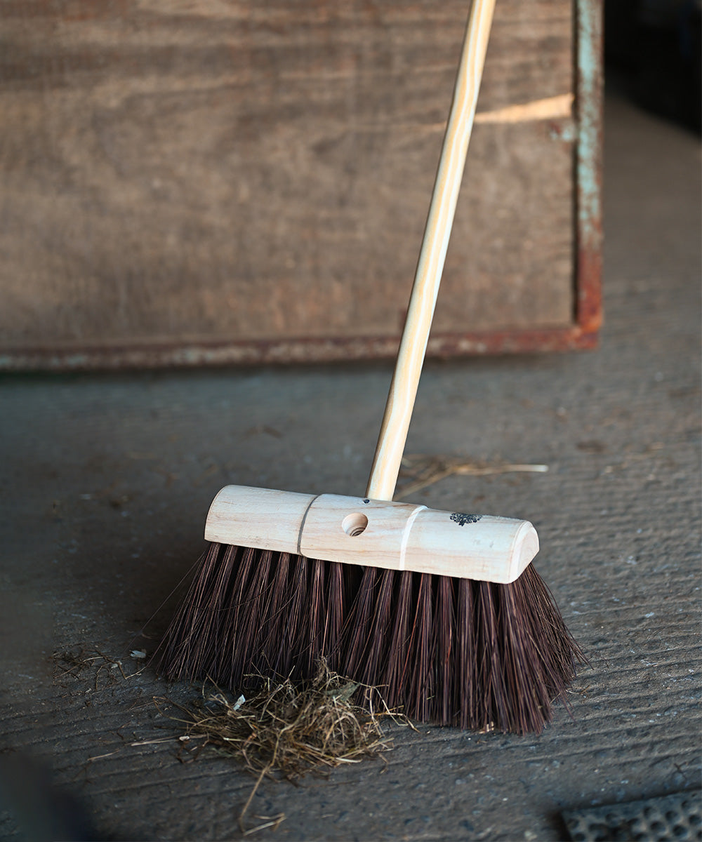 Finest by Hillbrush Wooden Yard Broom - Stiff