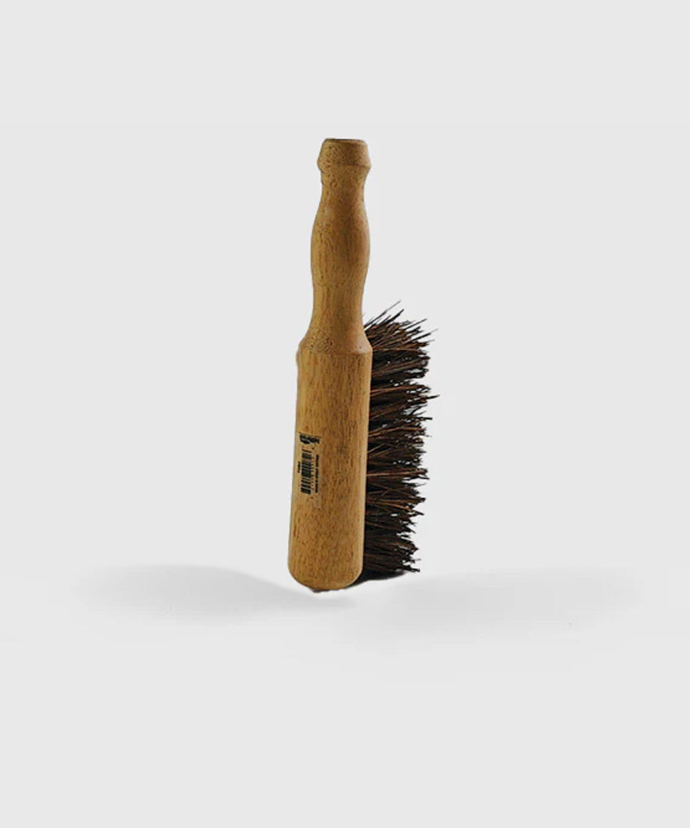 Traditional Wooden Hand Brush  - Medium Stiff