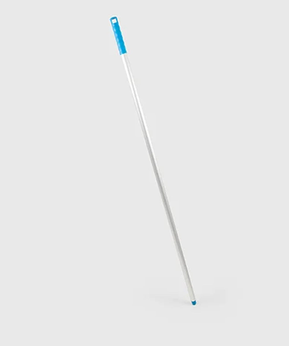 Replacement Threaded Aluminium Handle with Blue Handgrip (1200mm)