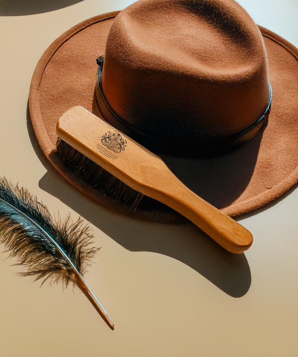 Clothes & Hat Brush - Soft Natural Fibre - Fabric Brush