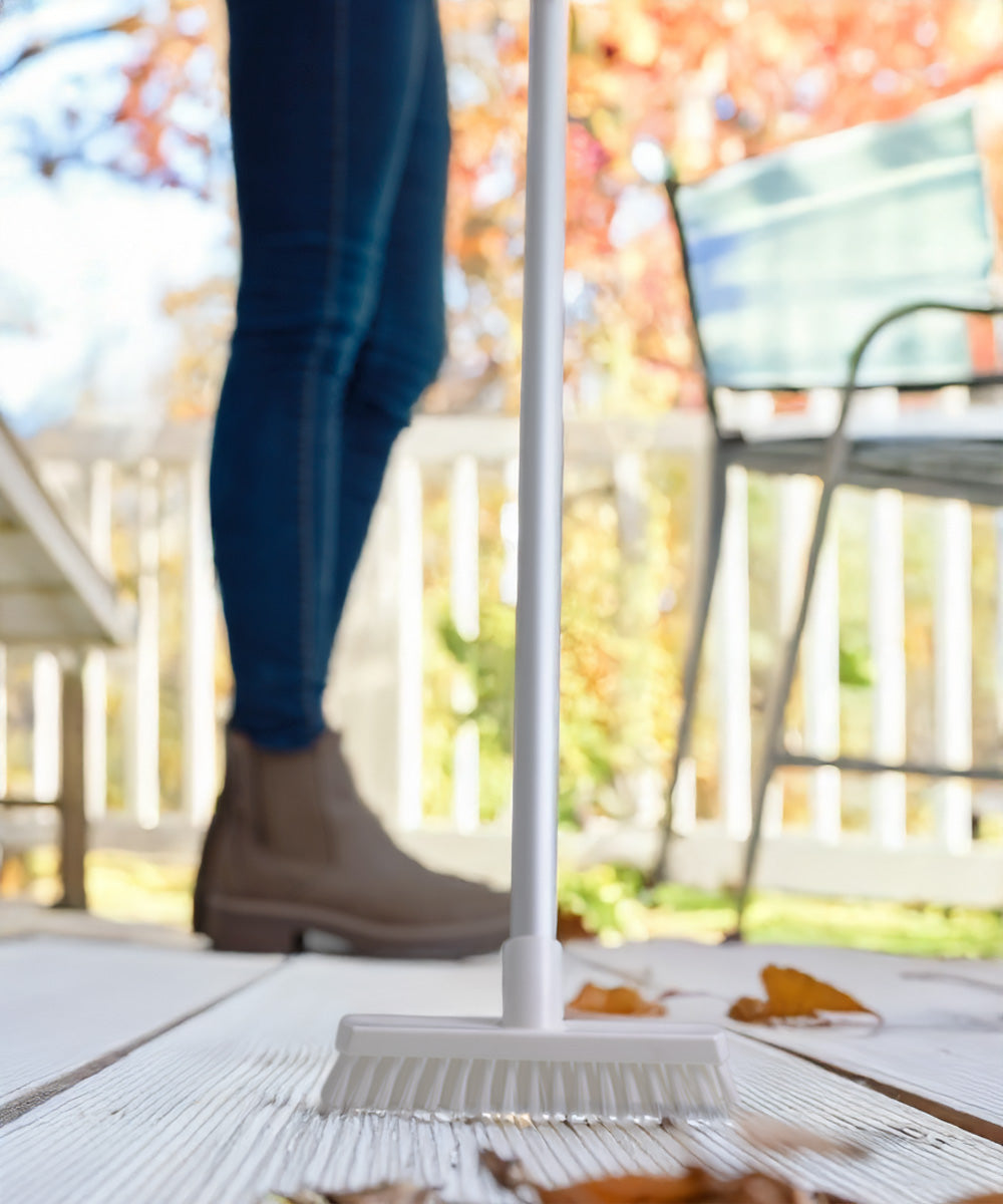 Everyday Deck Scrub Brush 215mm - White (Stiff)
