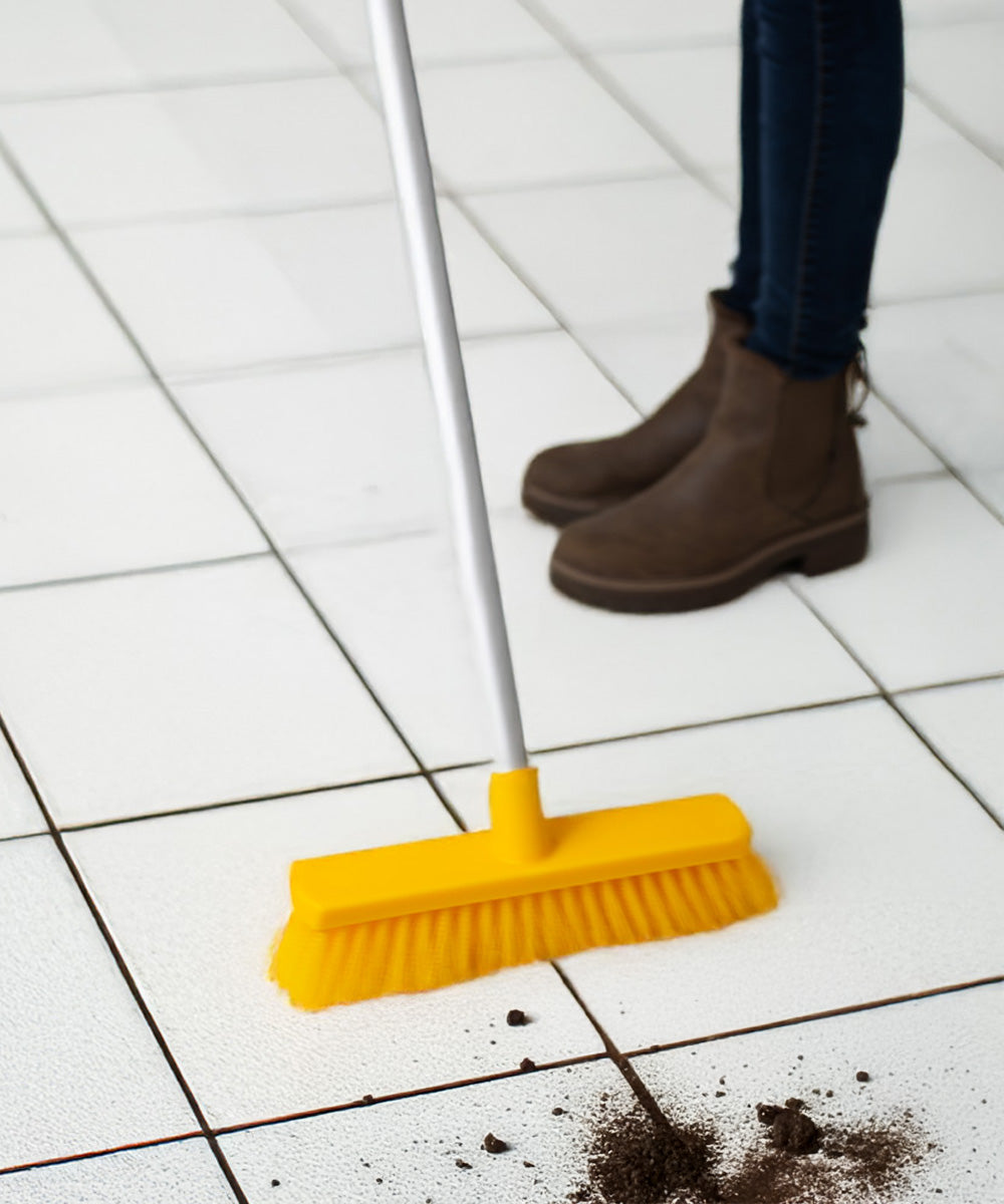 Everyday Sweeping Broom 280mm - Yellow (Soft)