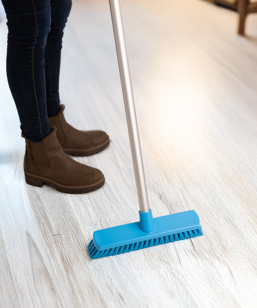Everyday Sweeping Broom 280mm - Blue (Stiff)