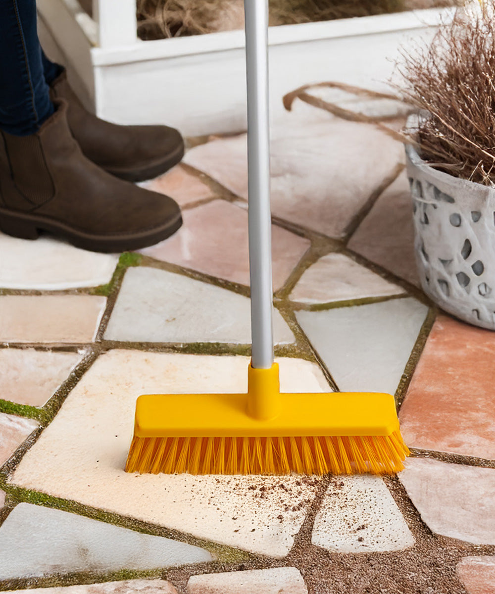 Everyday Sweeping Broom 280mm - Yellow (Stiff)