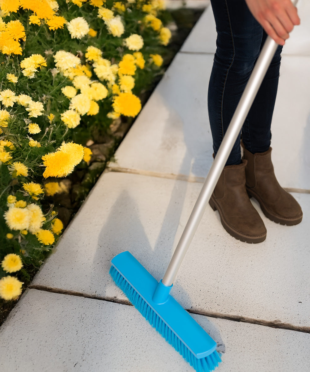 Everyday Wide Sweeping Broom 380mm - Blue (Soft)