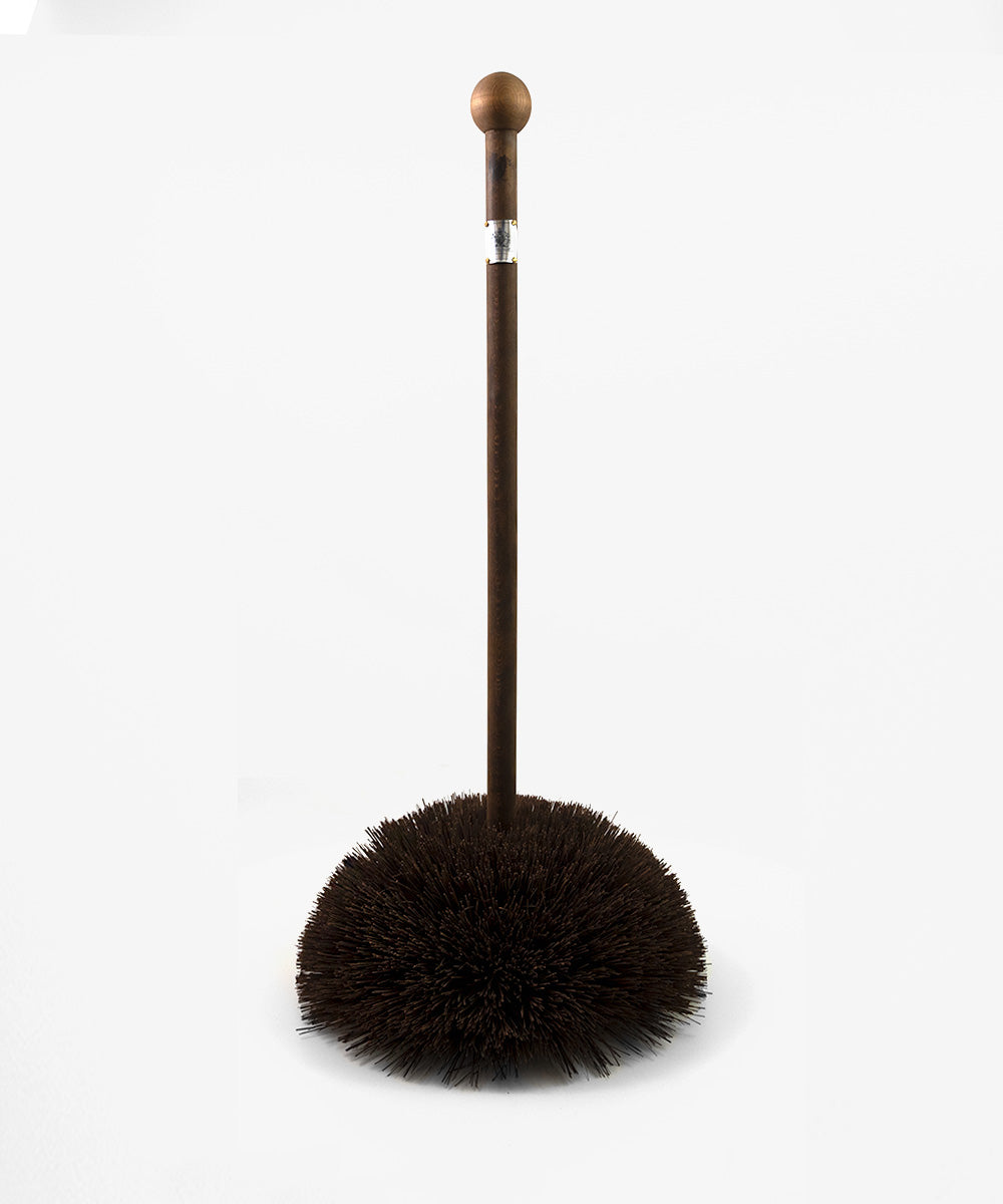 Finest by Hillbrush Quality Domed Boot-wiping Mud Scraper With Fitted Handle - Stiff