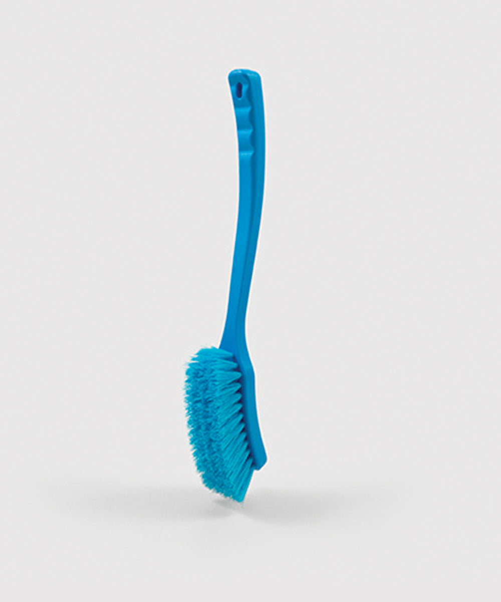 Professional Medium Long Handled 406mm Brush - Blue