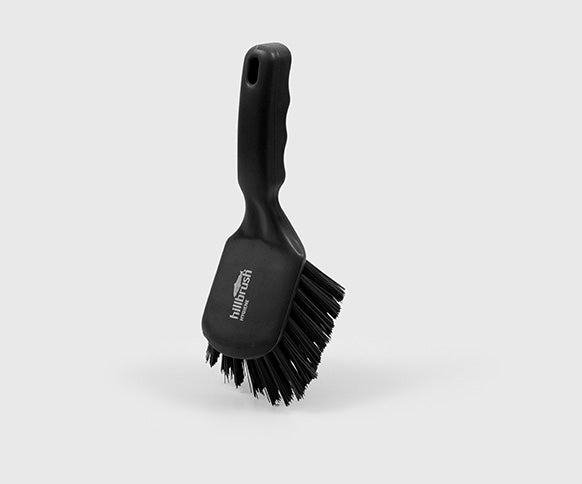 Professional Stiff Short Handled Hygiene Brush - Black