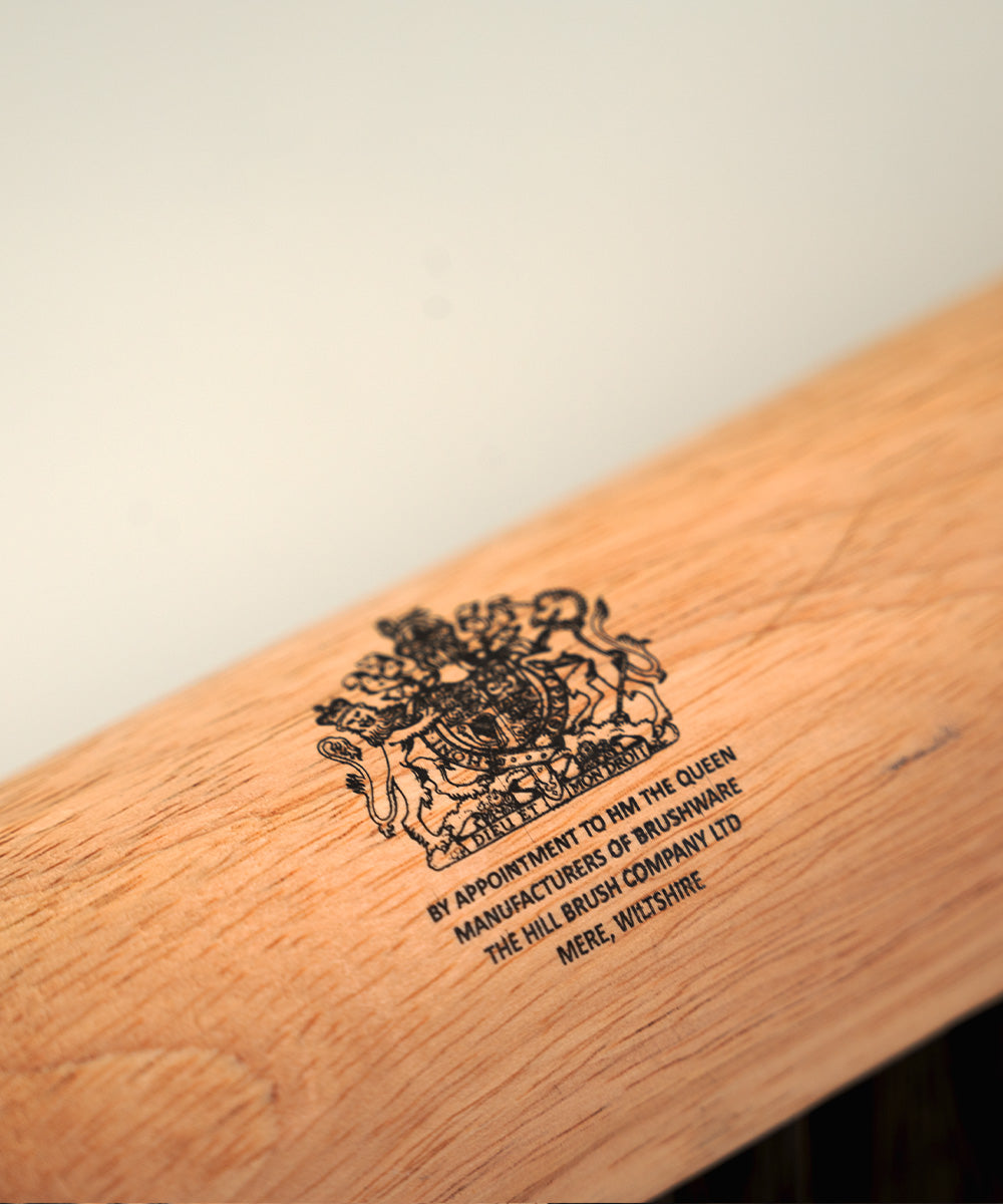 Finest by Hillbrush Outdoor Wooden Broom With Handle - Medium Stiff