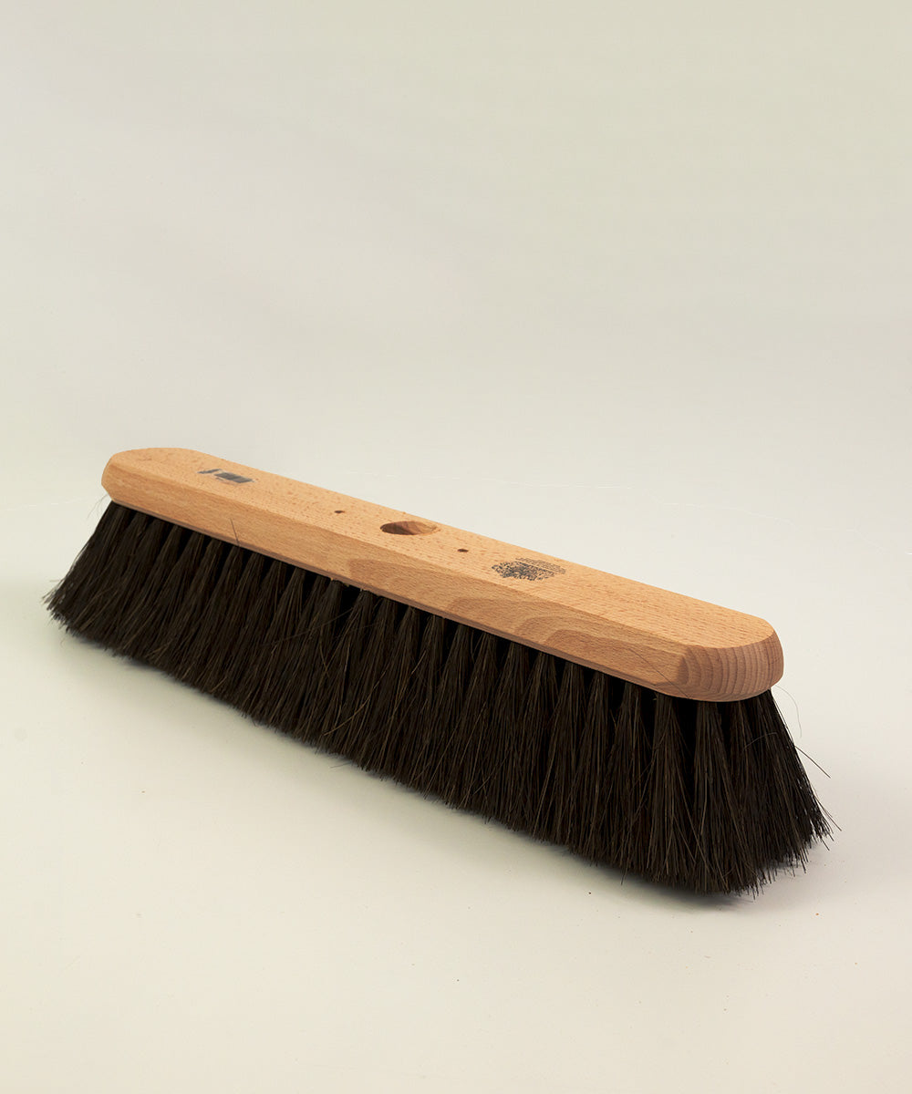 Finest by Hillbrush Wooden Platform Broom With Handle - Medium Stiff