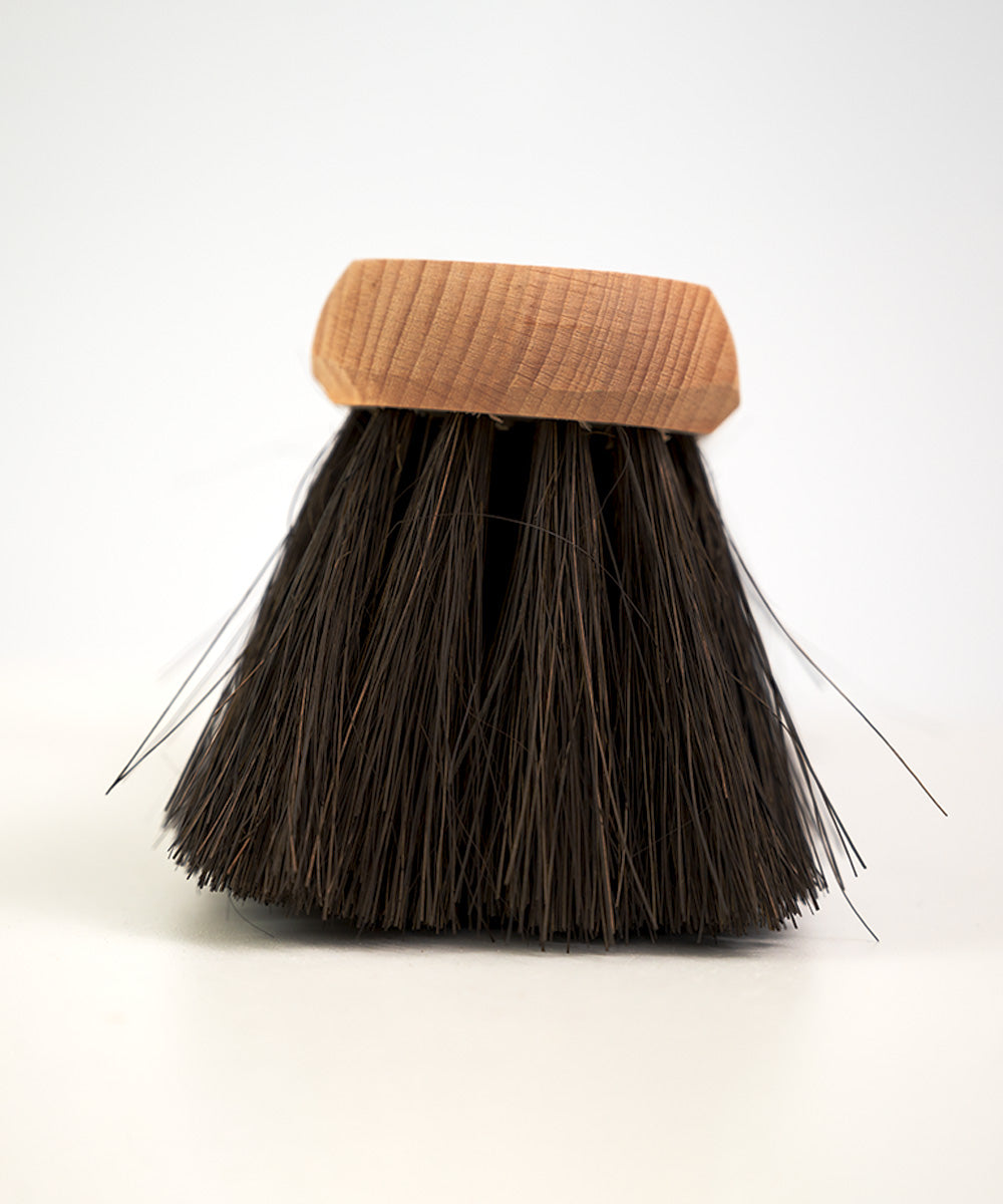 Finest by Hillbrush Wooden Platform Broom With Handle - Medium Stiff