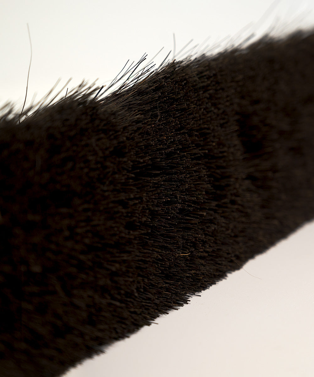 Finest by Hillbrush Wooden Platform Broom With Handle - Medium Stiff