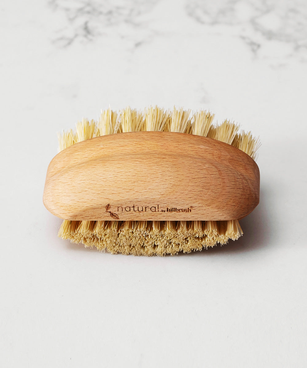 Natural by Hillbrush Nail Brush Dual Fill - Stiff