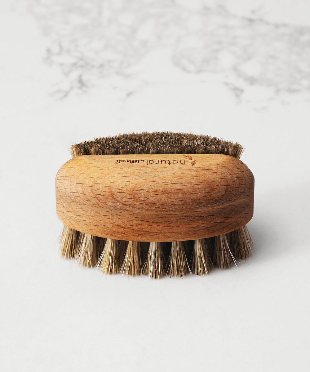 Natural by Hillbrush Nail Brush With Dual Fill - Soft