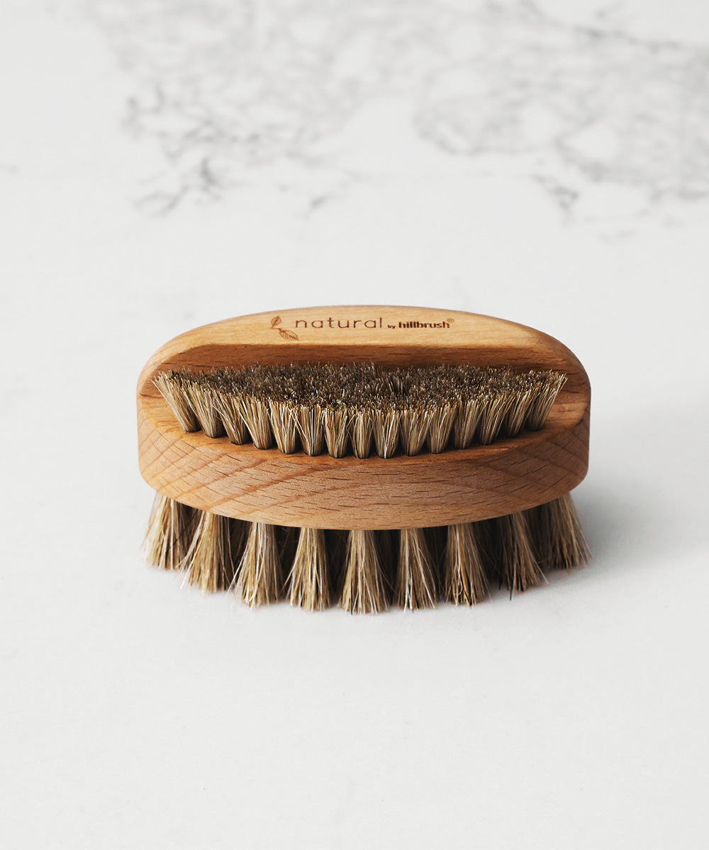 Natural by Hillbrush Nail Brush With Dual Fill - Soft