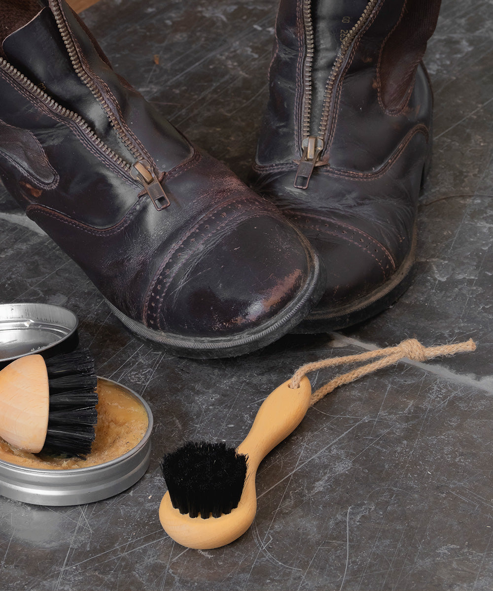 Natural by Hillbrush Shoe Polish & Shine Brush - Soft
