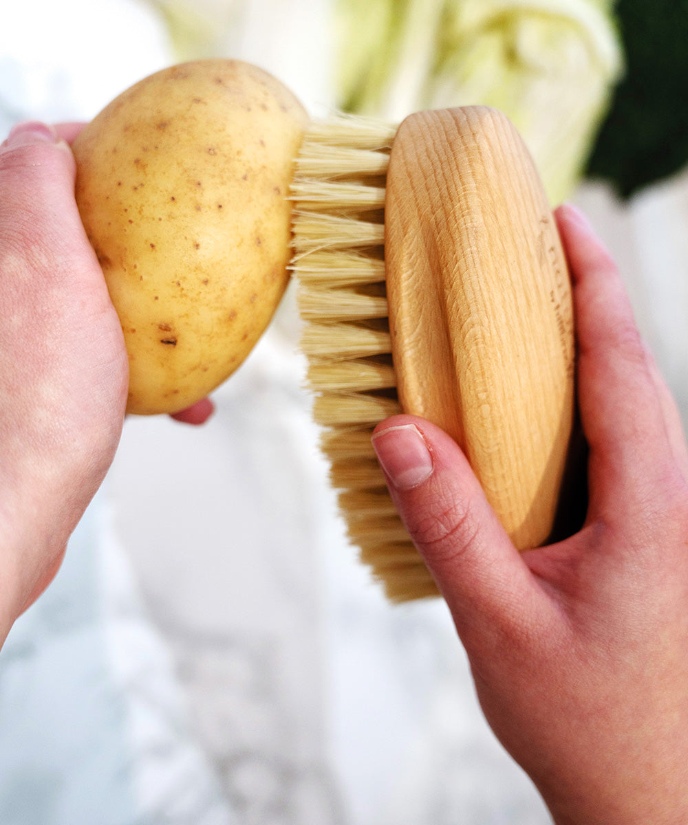 Natural by Hillbrush Large Vegetable Scrub - Stiff