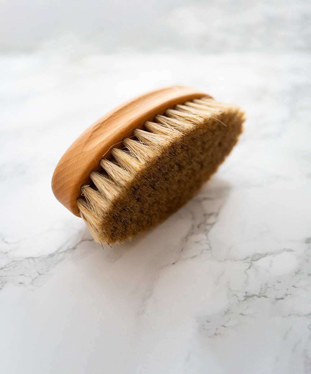 Natural by Hillbrush Large Shoe Shine Brush - Soft