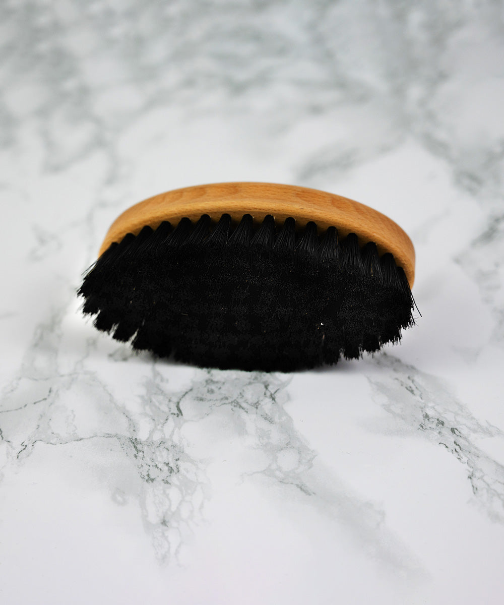 Natural by Hillbrush Large Dark Shoe Shine Brush - Soft