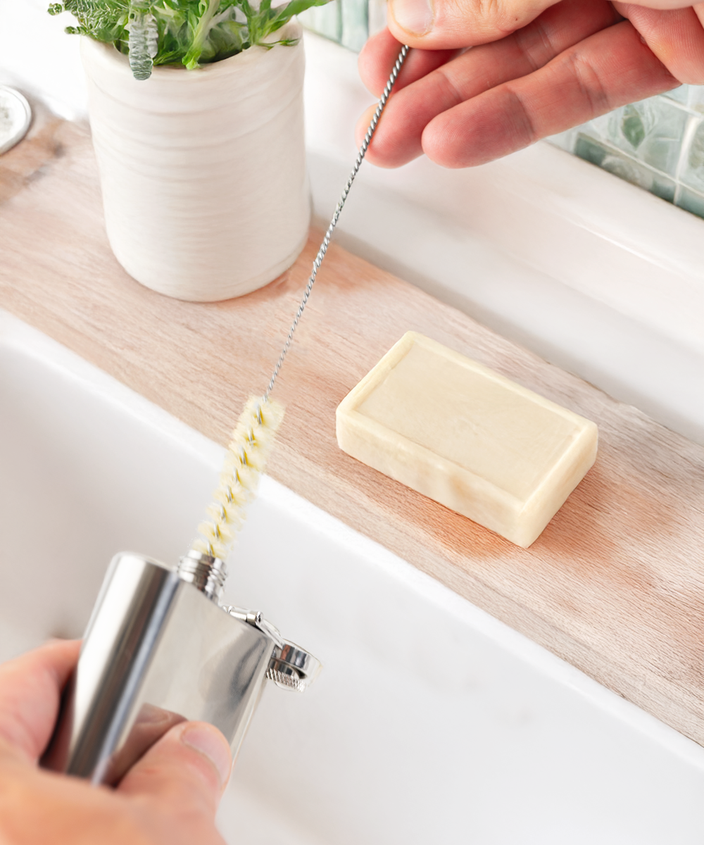 Natural by Hillbrush Bottle Brush – 10mm Diameter (Tampico & Cotton)