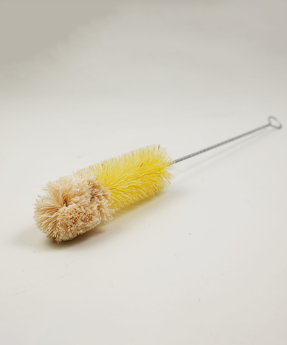 Natural by Hillbrush Bottle Brush – 40mm Diameter (Tampico & Cotton)
