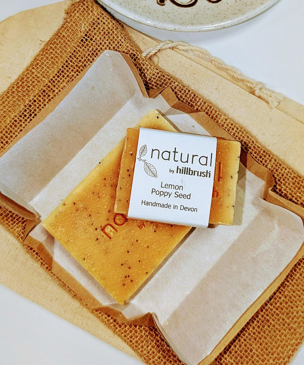 Lemon Poppy Seed Natural Soap Bar (Small)