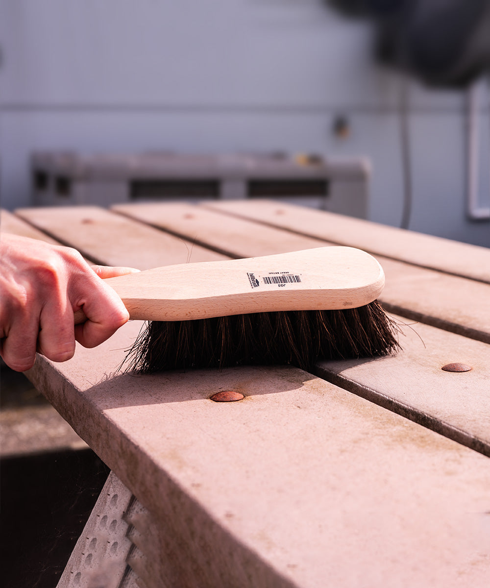 Finest by Hillbrush Quality Wooden Hand Brush  - Medium Stiff