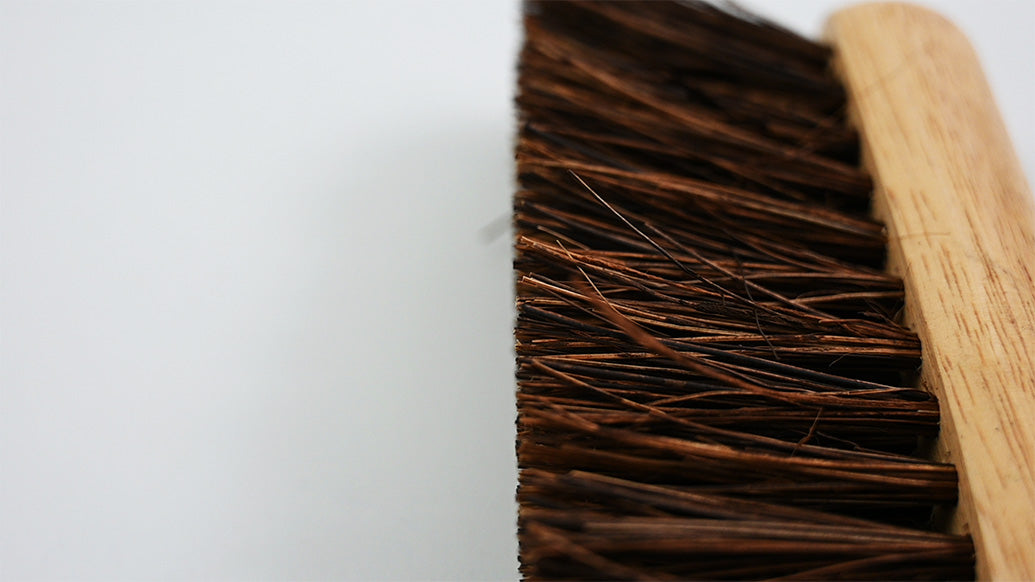 Traditional Wooden Hand Brush  - Medium Stiff