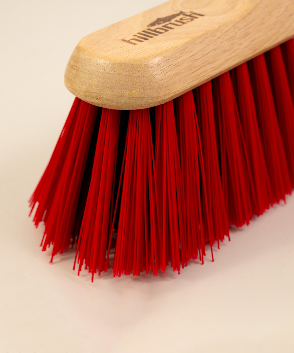 Traditional Wooden Broom With Handle - Stiff