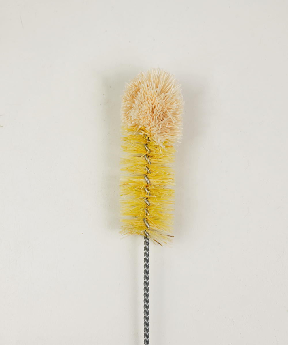 Natural by Hillbrush Bottle Brush – 30mm Diameter (Tampico & Cotton)