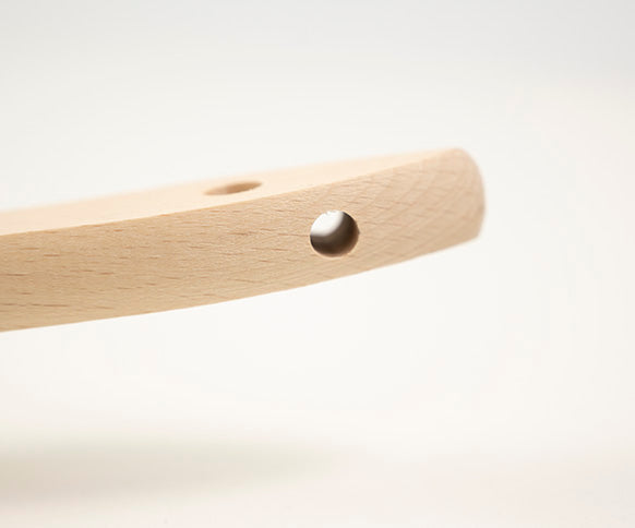 Traditional Wooden Wire Scratch Brush - Stiff