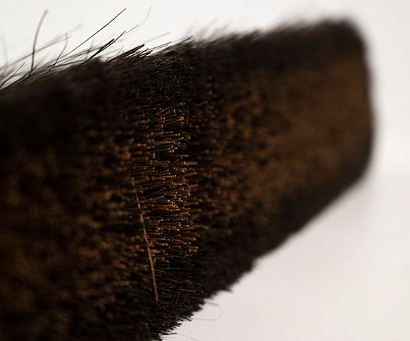 Traditional Wooden Platform Broom With Handle - Medium Stiff