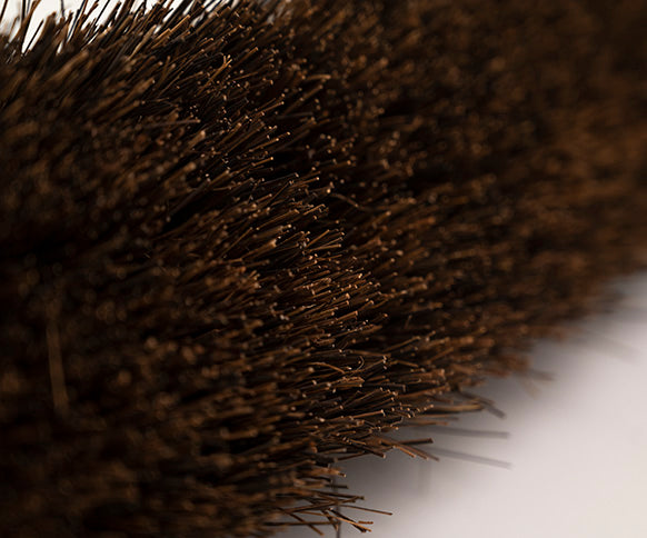 Traditional Wooden Platform Broom With Handle - Medium Stiff