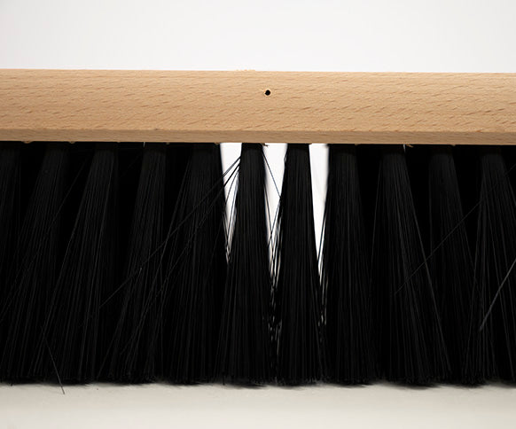 Traditional Wooden Platform Broom With Handle - Soft