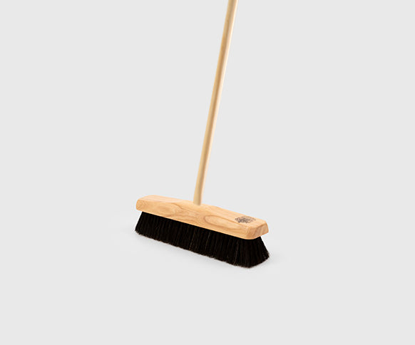 Finest by Hillbrush Wooden Broom With Handle & Stay - Extra Soft